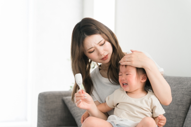 急な子供の体調不良