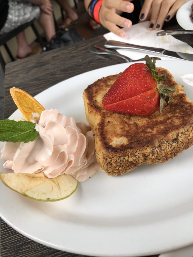 Over-Easy Custard French Toast